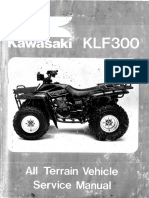 Kawasaki Bayou 300 Service Manual Repair 