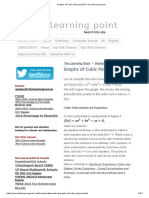 Graphs of Cubic Polynomials - The Learning Point