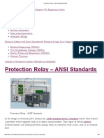 Protection Relay - ANSI Standards - EEP