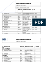 Production Machine List