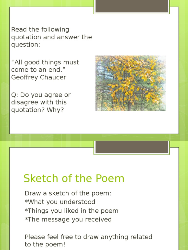 nothing gold can stay ppt