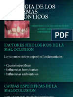 Iteologia de Los Problemas Ortodonticos