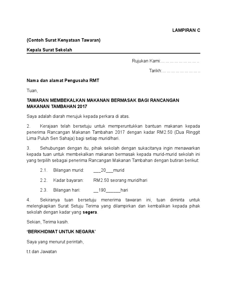 B2 Surat Terima Tender Masak Rmt