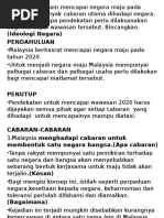 Cabaran Untuk Mencapai Negara Maju Dan Pendekatan Yang Boleh Diambil