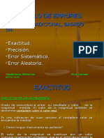 Calculo de Errores Enfoque Tradicional