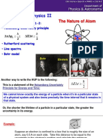 Atomic Line Spectra and the Bohr Model