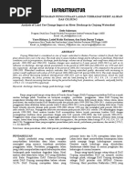 Infrastruktur: Jurnal Teknik Sipil