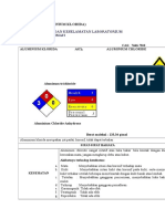 MSDS AlCl3