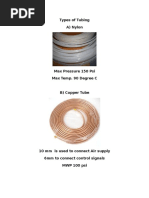 Types of Tubing