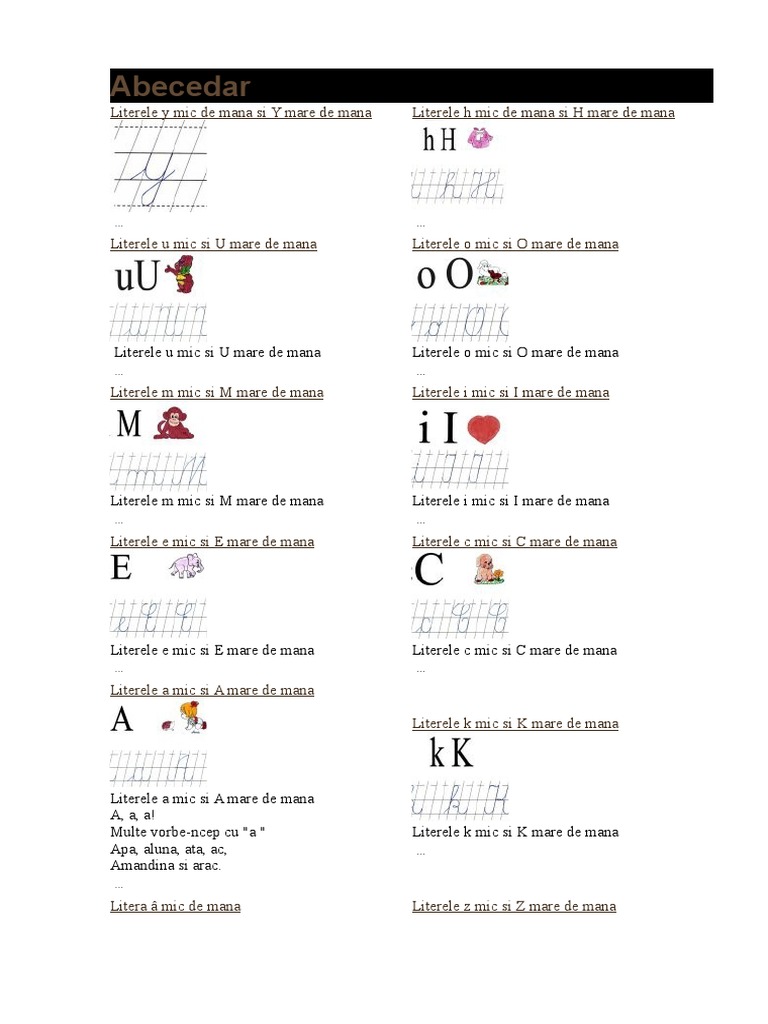Abecedar Scrisul Literelor 1 Docx