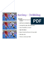 Hockey Dribbling Skill Card