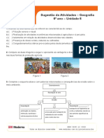 Sugestão de Atividades de Geografia para o 6o Ano