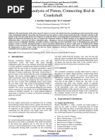 Assembly Analysis of Piston, Connecting Rod & Crankshaft