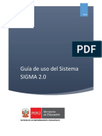 Guia Del Uso Del Sistema SIGMA 2.0