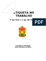 Apostila Etiqueta No Trabalho