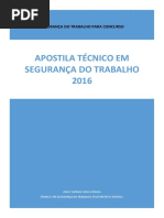 Apostila Técnico Em Segurança Do Trabalho 2016