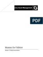Maximo 7.6 Help - Maximo For Utilities PDF