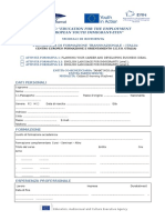 Application Form Etwinning