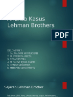 Analisa Kasus Lehman Brothers