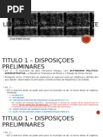 Lei Orgânica – Belo Horizonte