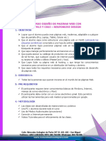 Temario Del Curso de Diseño Web PDF