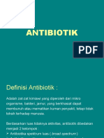 Antibiotik Jenis dan Mekanisme Kerja