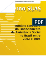 Caderno SUAS1 Financiamento Da Assistencia Social
