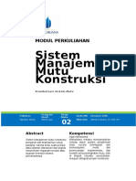 Modul 2 - Mutu Kons - Pengertian Sistem Manajemen Mutu