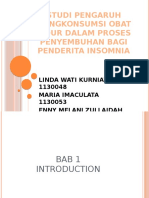 Studi Pengaruh Mengkonsumsi Obat Tidur Dalam Proses Penyembuhan