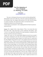 Download FilmMarketingofThisisEnglandbyCinaramaSN34341833 doc pdf