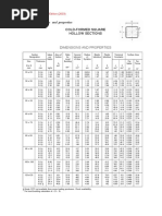 SHS Tabel (Steel Designers Manual)