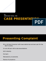 Case Presentation: by Zeeshan Tariq MD