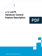 ZTE UMTS Handover Control Feature Description V3.1