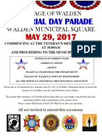 2017 Walden Memorial Day 1