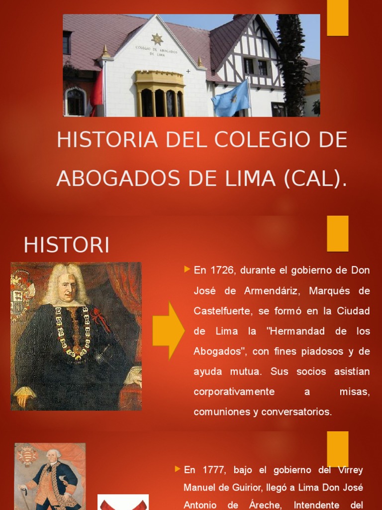 Historia del Colegio de Abogados de Lima | PDF | Justicia | Crimen y ...
