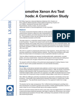 Automotive Xenon Arc Test Methods