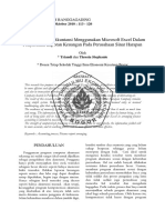 Penerapan Proses Akuntansi Menggunakan Microsoft Excel Dalam Penyusunan Laporan Keuangan Pada Perusahaan Sinar Harapan