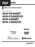 Operating Manual (Avh p4450bt Avh p3450dvd Avh 2450bt Avh 1450dvd) Esp