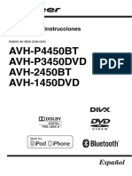 Operating Manual (Avh p4450bt Avh p3450dvd Avh 2450bt Avh 1450dvd) Esp