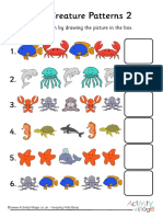 Sea Creature Patterns 2