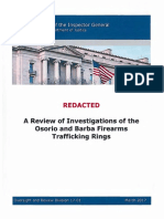 A Review of Investigations of the Osorio and Barba Firearms Trafficking Rings