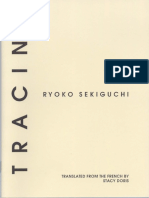 Ryoko Sekiguchi: Translated From The French by Stacy Doris