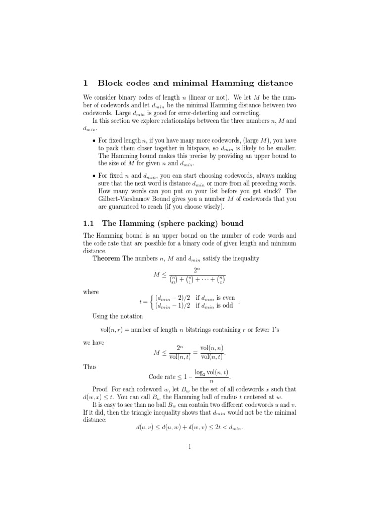 Coding Bounds Linear Codes | PDF | Naming Conventions | Algebra