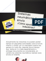 Sistemas Neumáticos de Envío Neumático 