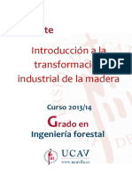 Guía Docente: Introducción A La Transformación Industrial de La Madera