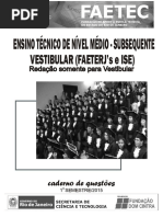 2015 FAETEC SUBSEQUENTE