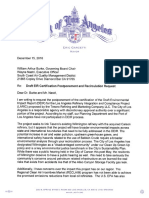 Garcetti's Letter to the SCAQMD regarding Tesoro refinery Merger