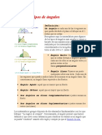 Ángulos y Tipos de Ángulos