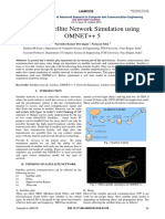 Simple Satellite Network Simulation Using OMNET++ 5