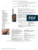 Dual Band Bolsillo Radio UV-X4 Con 136-174MHz y 400-470MHz